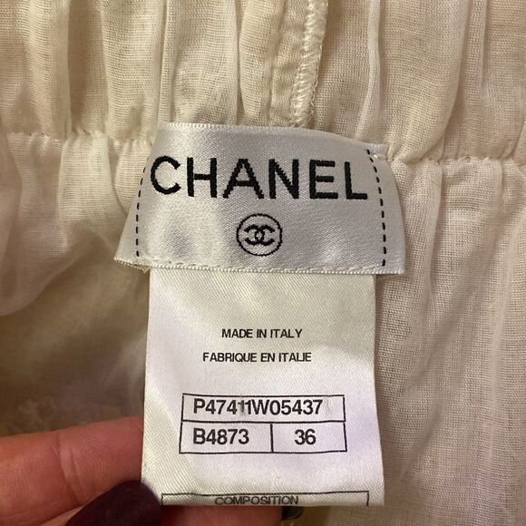 Chanel shorts set size 36( S), RARE! 2014 - Picture 16 of 17